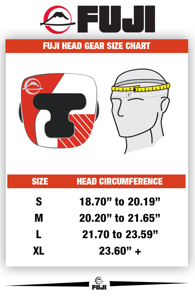 Fuji Size Charts