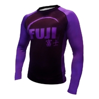 Fuji IBJJF Long Sleeve Rash Guard Purple