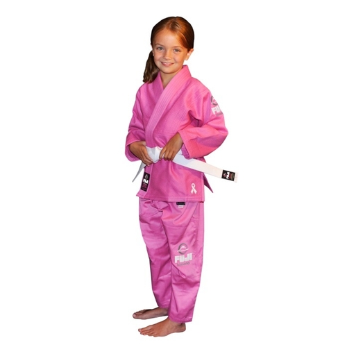 Fuji Kids Pink Ribbon Gi