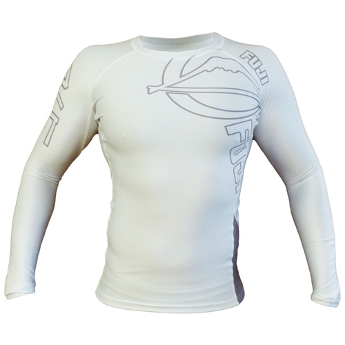 Fuji White Inverted Long Sleeve Rash Guard