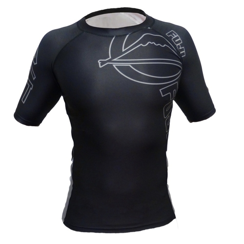 Fuji Black Inverted Short Sleeve Rash Guard