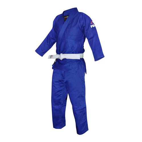 Fuji Kids Single Weave Judo Gi - Blue