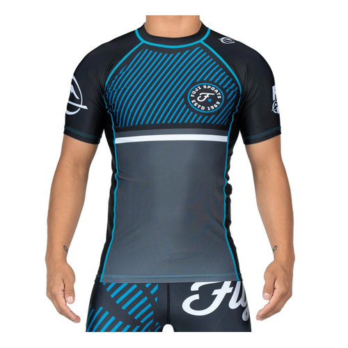 Fuji Script Short Sleeve Rash Guard